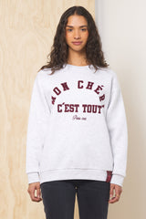 Vintage Havana | Comfort Fleece Crew with Applique
