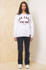 Vintage Havana | Comfort Fleece Crew with Applique