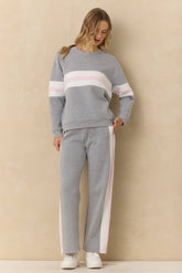 Vintage Havana | Vintage Fleece Colorblock Crew