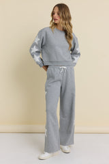 Vintage Havana | Reverse Terry Crew with Star Applique