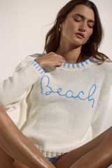 Vintage Havana | Beach Sweater with Whip Stitch