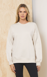 Vintage Havana | Bone Proweave Crewneck