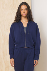 Vintage Havana | Cloud Fleece Crop Zip Up