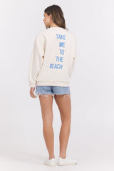 Vintage Havana | SURF WASH EMBROIDERED CREWNECK