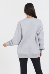 Vintage Havana | Heather Grey Proweave Crewneck Sweatshirt