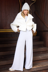 Vintage Havana | Jersey Seamed Flared Pant