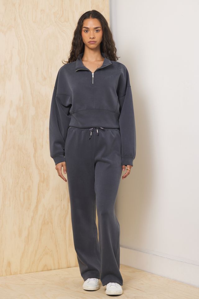 Vintage Havana | Luxe Cloud 2-Piece Set in Graphite