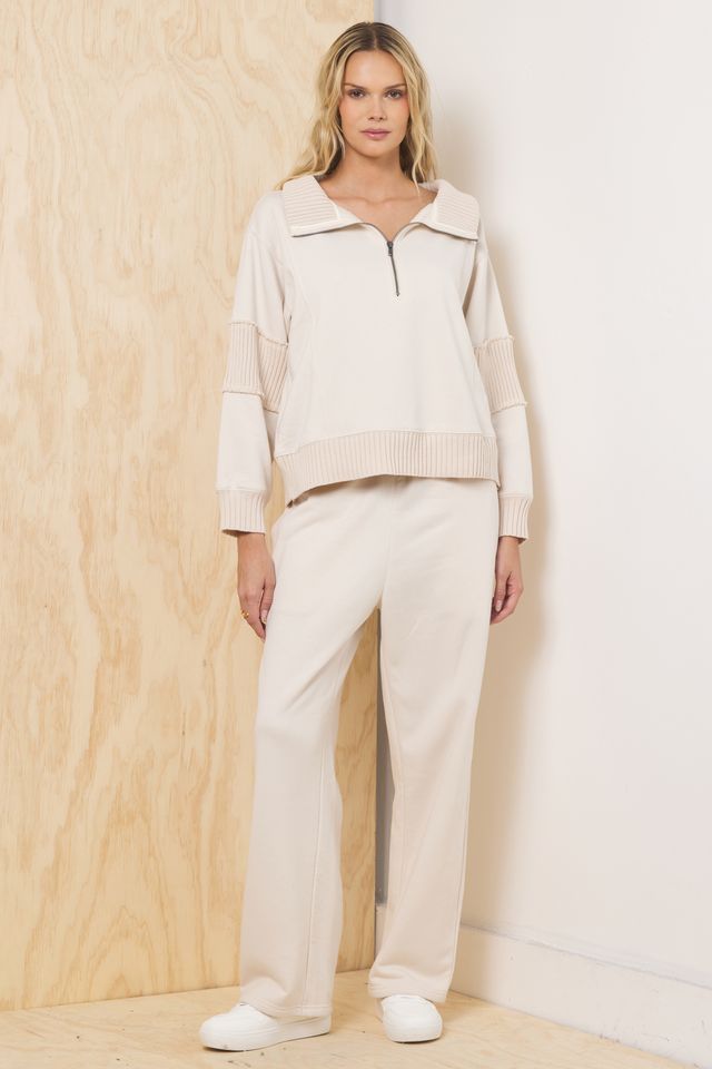 Vintage Havana | Bone Fleece 2-Piece Set