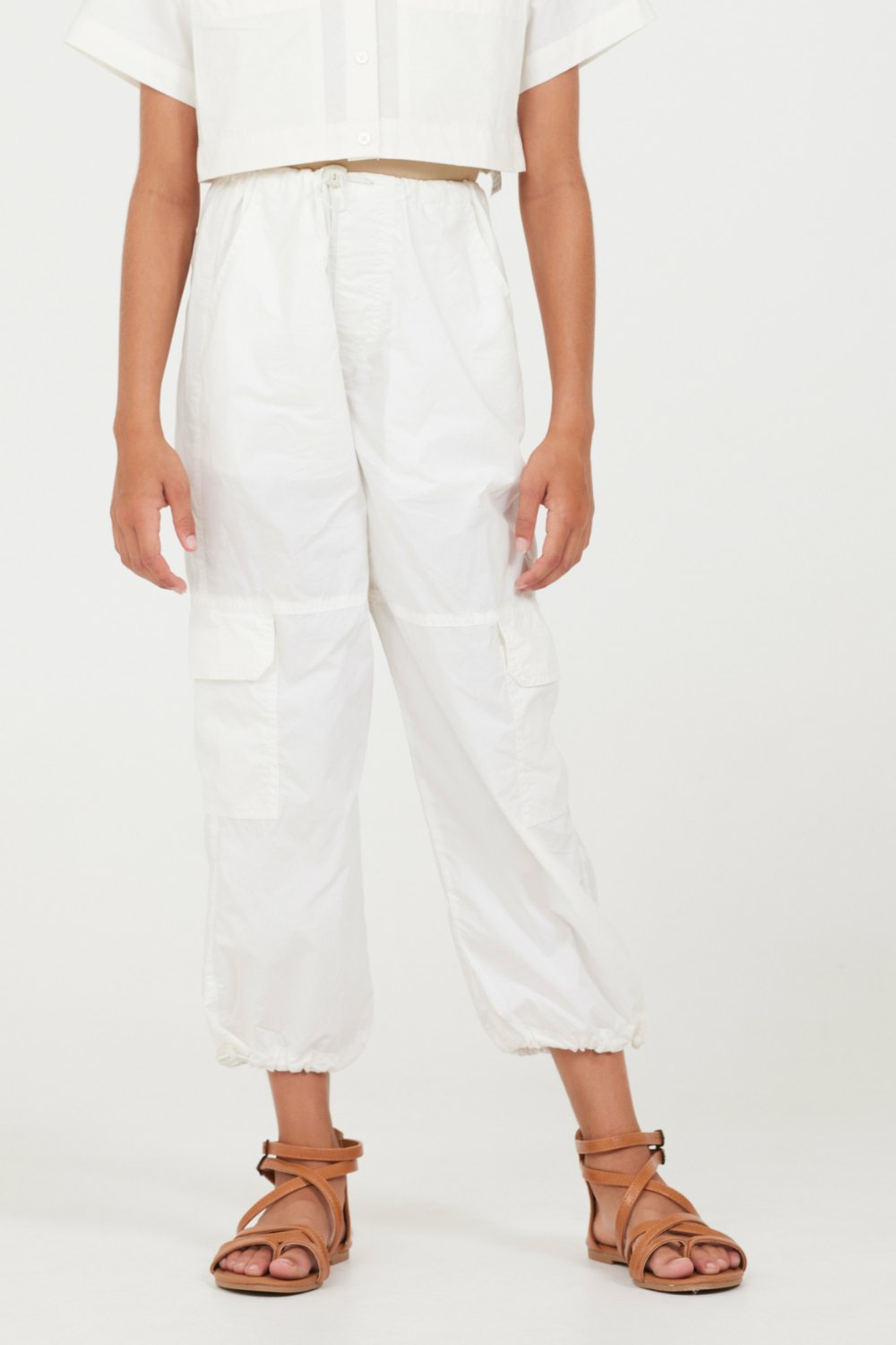 Vintage Havana | Oyster Parachute Pants