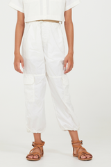 Vintage Havana | Oyster Parachute Pants