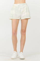 Vintage Havana | Spring Camo Printed Cloud Fleece Shorts