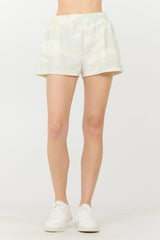 Vintage Havana | Spring Camo Printed Cloud Fleece Shorts