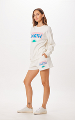 Vintage Havana | White St. Barth Jet Setter Surf Wash Shorts