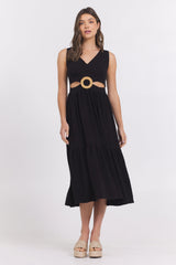 Vintage Havana | Linen Maxi Dress