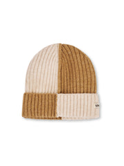Vintage Havana | SEAM PATTERN BEANIE - TAN