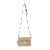 Vintage Havana | Ibiza Cream Rafia Bag