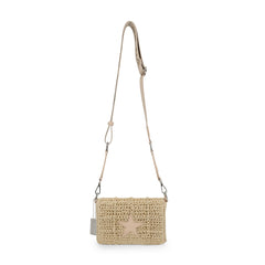 Vintage Havana | Ibiza Cream Rafia Bag