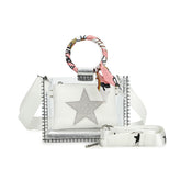 Vintage Havana | MINI MOLLY - SCARF WHITE PEARL