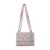 Vintage Havana | OLIVIA BAG-WHITE PINK