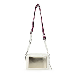Vintage Havana | LEGEND BAG - WHITE/ GOLD