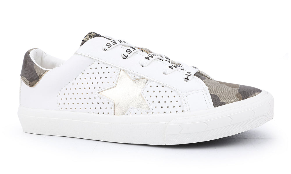 Vintage Havana | KIDS GLORIA - WHITE CAMO MULTI