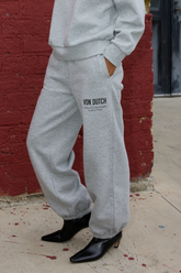 Vintage Havana | Von Dutch Jogger in Heather Grey