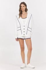 Vintage Havana | Cloud w/ Piping Cardigan