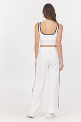 Vintage Havana | White Navy Cloud w/ Piping Tank