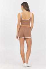 Vintage Havana | Toffee White Cloud w/ Piping Tank