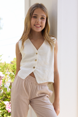 Vintage Havana | Kids Button Up Vest