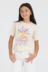 Vintage Havana | Kids White Bon Voyage Stitch Tee