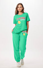 Vintage Havana | Surf Green Capri Jet Setter T-Shirt