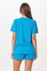 Vintage Havana | Bright Blue St. Tropez Jet Setter T-Shirt