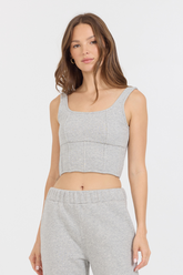 Vintage Havana | Pure Grey Fleece Corset