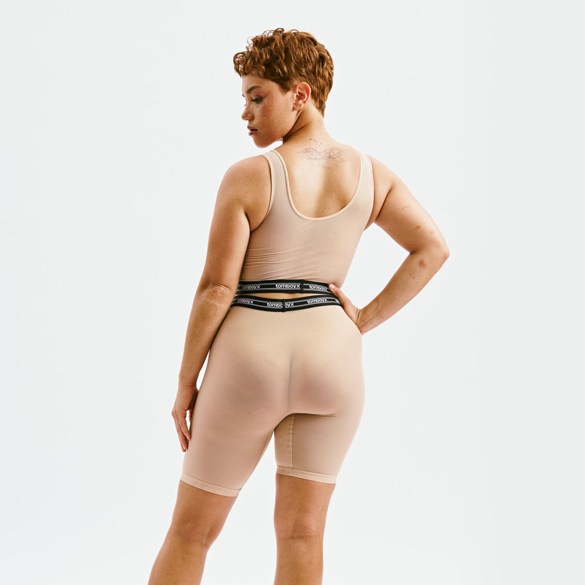 TomboyX Powermesh 9" Boxer Briefs - Chai