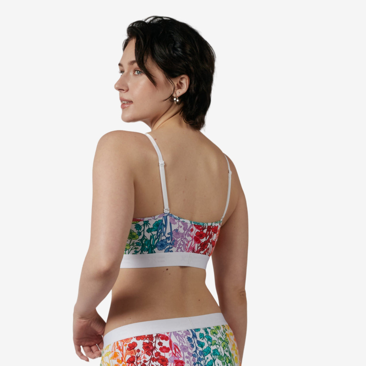 TomboyX Low Cut Soft Bra - Enchanted Vines