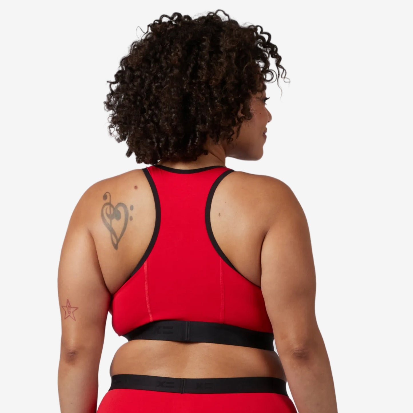 TomboyX Racerback Soft Bra - Red Riot