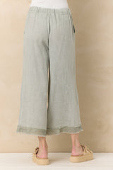 Vintage Havana | Drapey Linen Flowy Pant