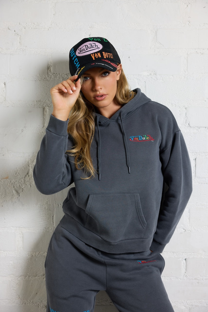 Vintage Havana | Von Dutch Trucker Hat - Black/Multi