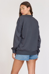 Vintage Havana | "Surf LA" Black Surf Wash Crewneck