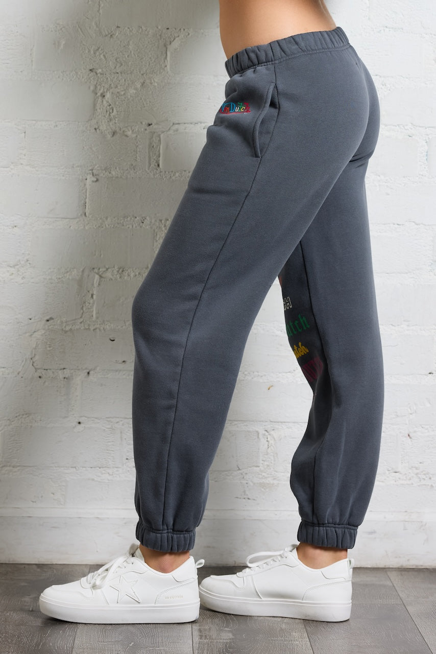 Vintage Havana | Von Dutch Jogger with Multi Print
