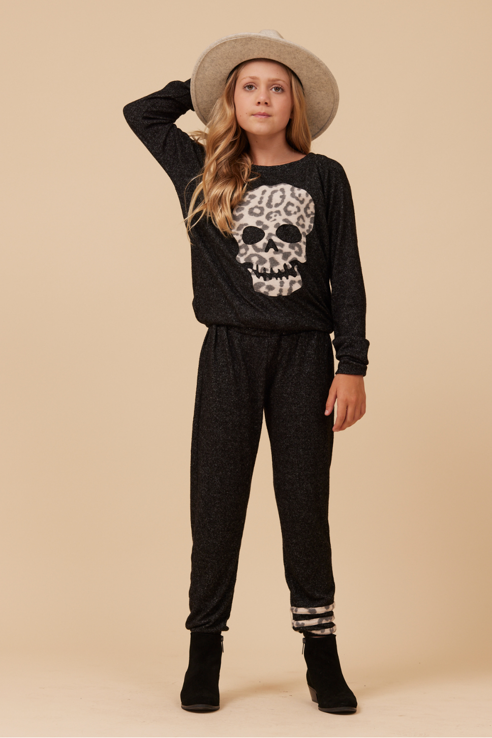 Vintage Havana | LEOPARD STRIPE HACCI JOGGER
