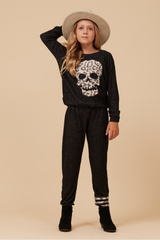 Vintage Havana | LEOPARD STRIPE HACCI JOGGER