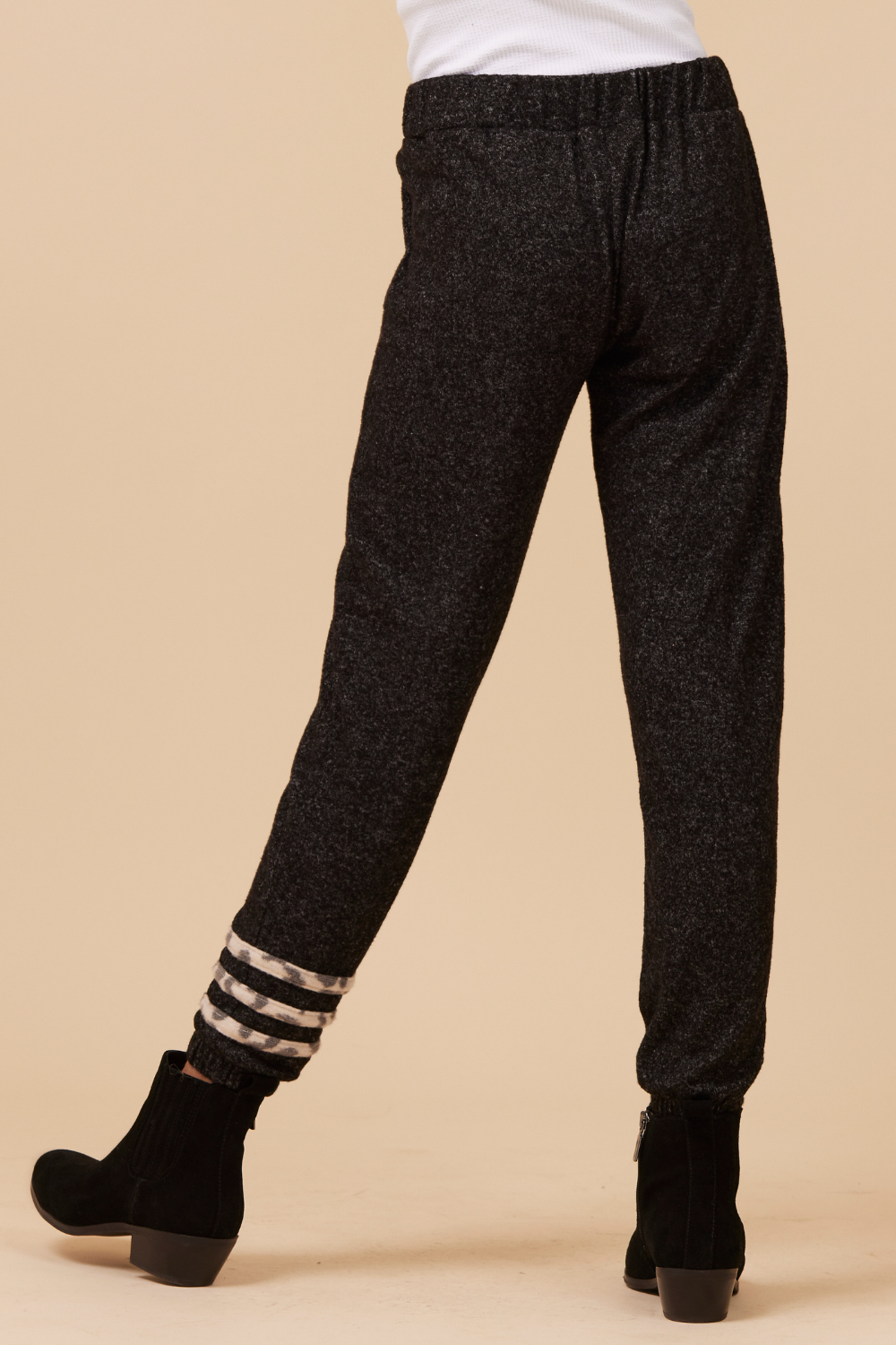 Vintage Havana | LEOPARD STRIPE HACCI JOGGER