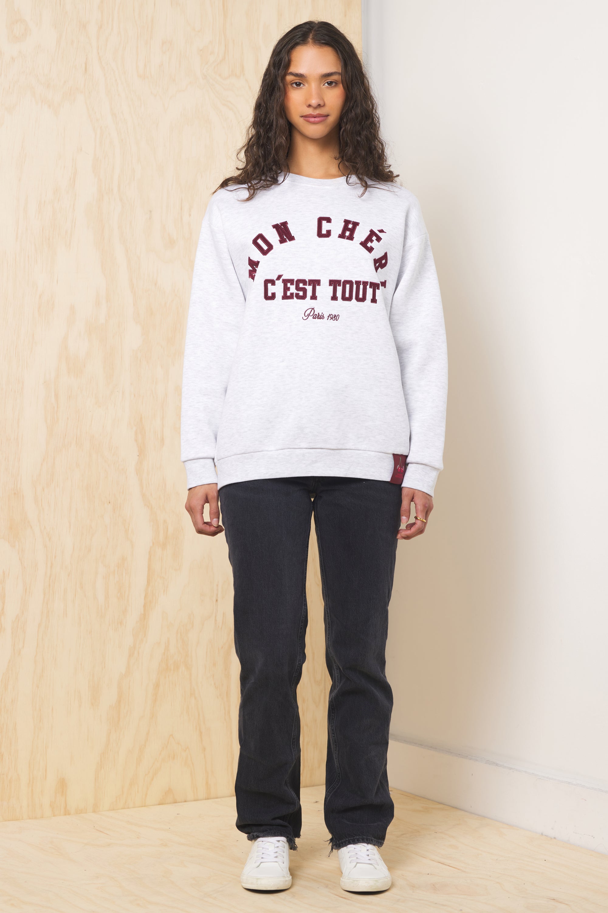 Vintage Havana | Comfort Fleece Crew with Applique