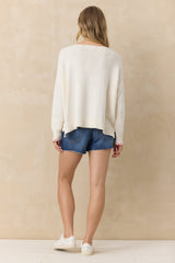 Vintage Havana | Lobster Sweater with Whipstitch