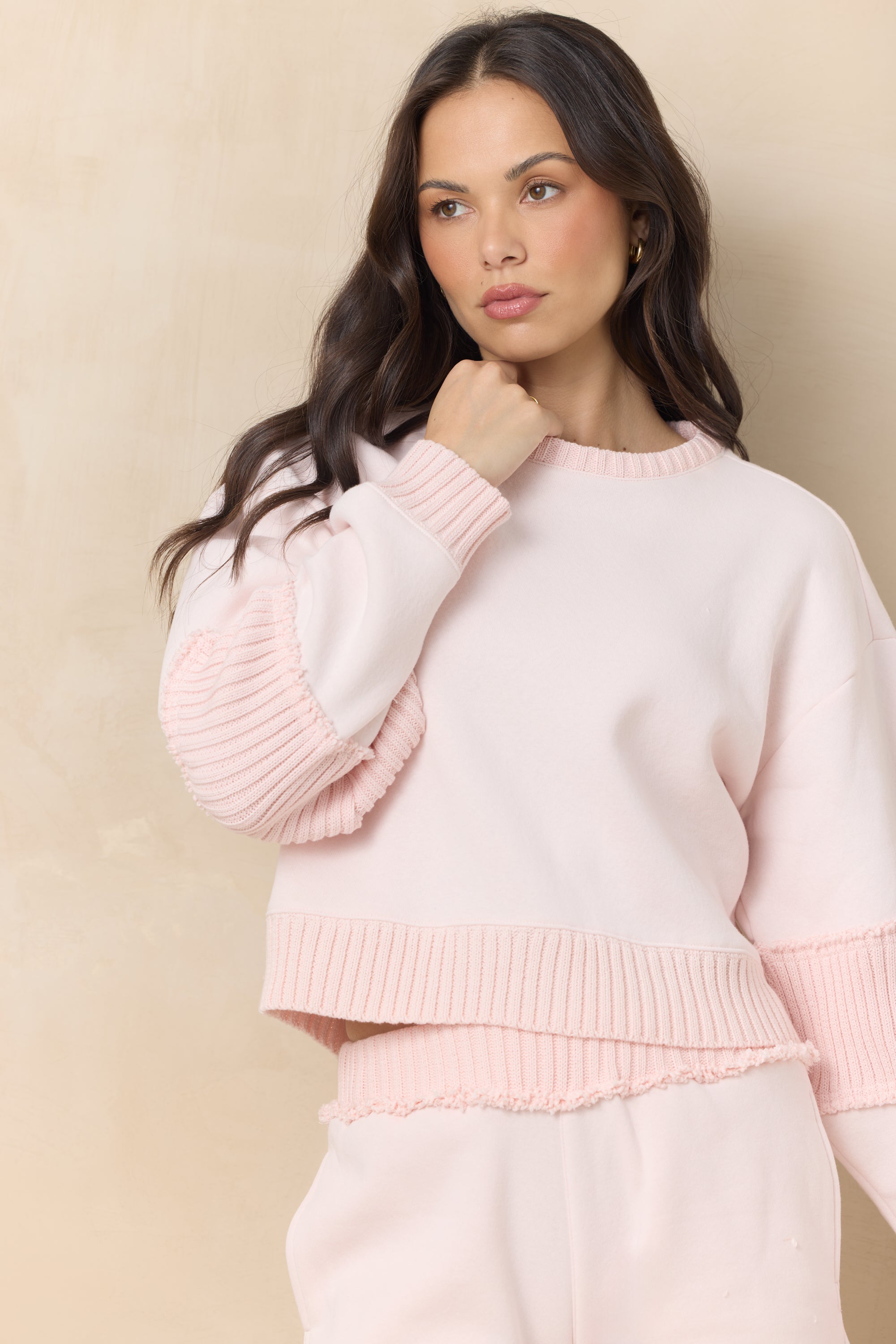 Vintage Havana | Vintage Fleece Crew with Rib
