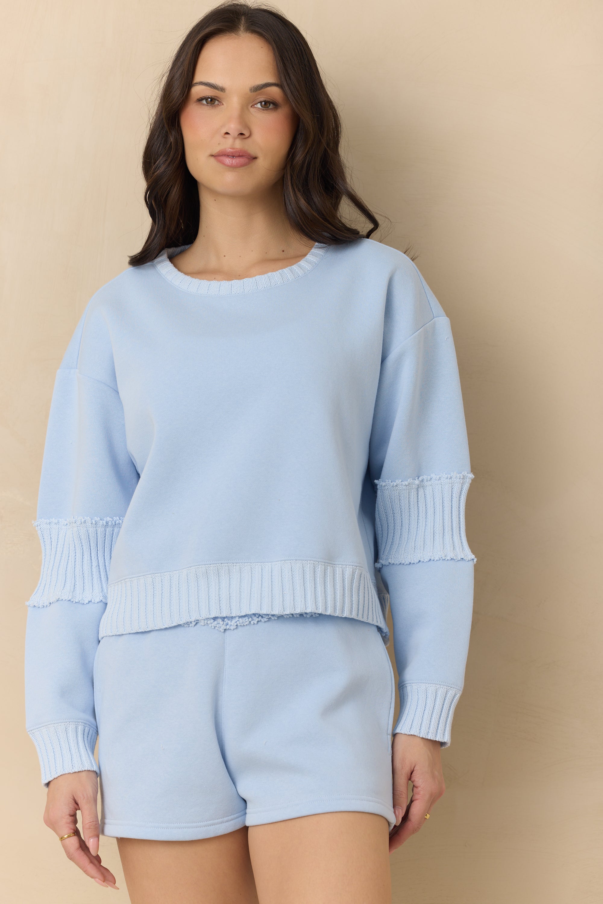 Vintage Havana | Vintage Fleece Crew with Rib
