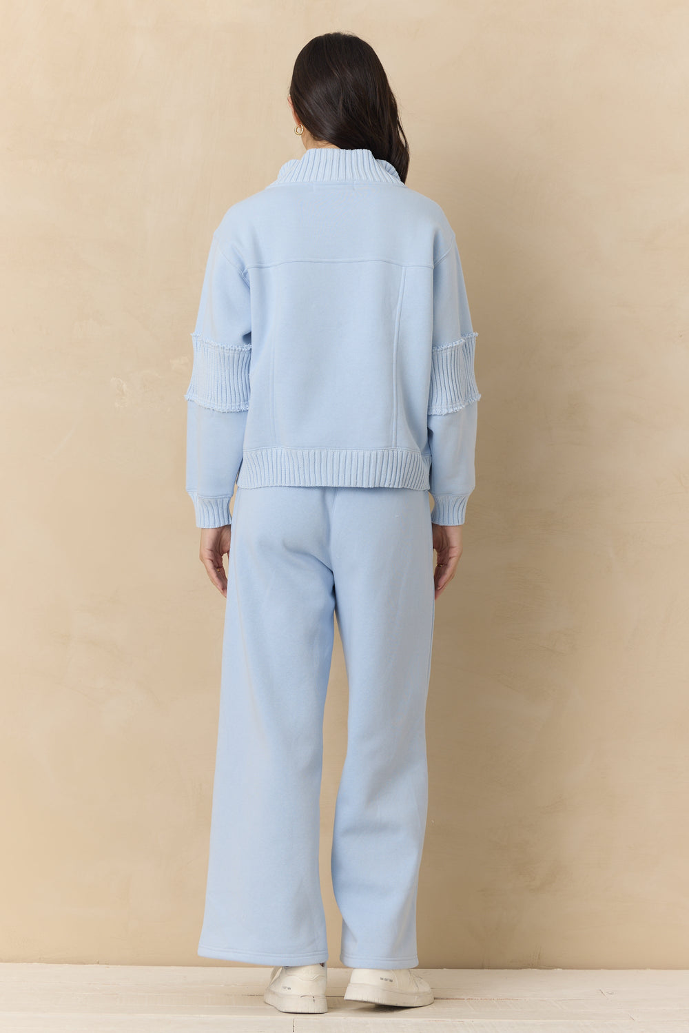 Vintage Havana | Vintage Fleece Quarter Zip with Rib
