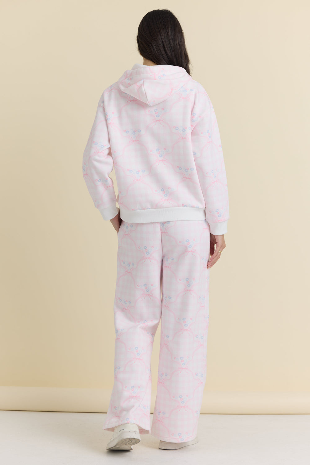 Vintage Havana | Proweave Gingham Printed Hoodie